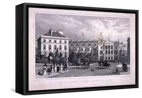 St Andrew's Place, Regent's Park, Marylebone, London, 1828-William Radclyffe-Framed Stretched Canvas