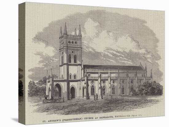 St Andrew's (Presbyterian) Church at Bangalore, Madras-null-Stretched Canvas
