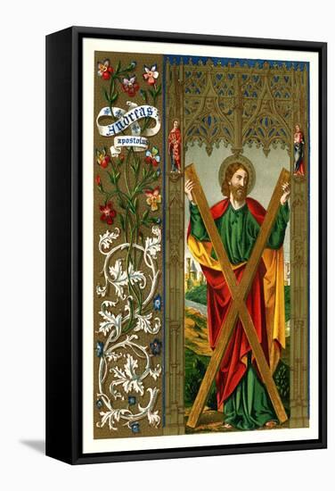 St Andrew the Apostle, 1886-null-Framed Stretched Canvas