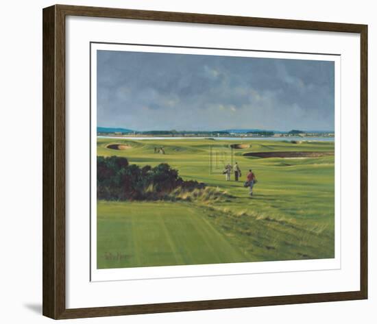 St. Andrews 11th - High (In)-Peter Munro-Framed Collectable Print