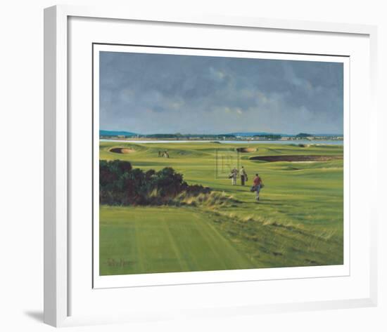 St. Andrews 11th - High (In)-Peter Munro-Framed Collectable Print