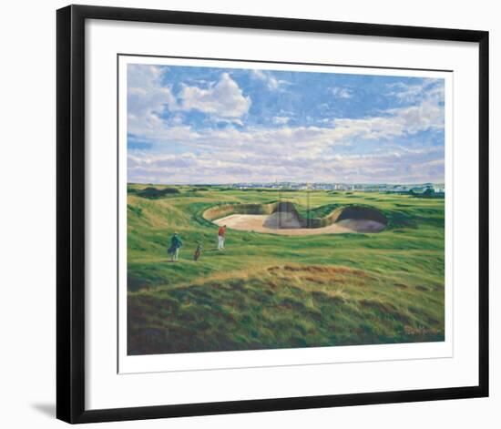 St. Andrews 14th - Long-Peter Munro-Framed Limited Edition