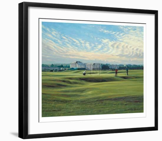 St. Andrews 3rd - Cartgate (Out)-Peter Munro-Framed Collectable Print