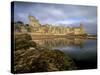 St. Andrews Castle, Palace of the Bishops of St. Andrews, St. Andrews, Fife, Scotland, UK-Patrick Dieudonne-Stretched Canvas