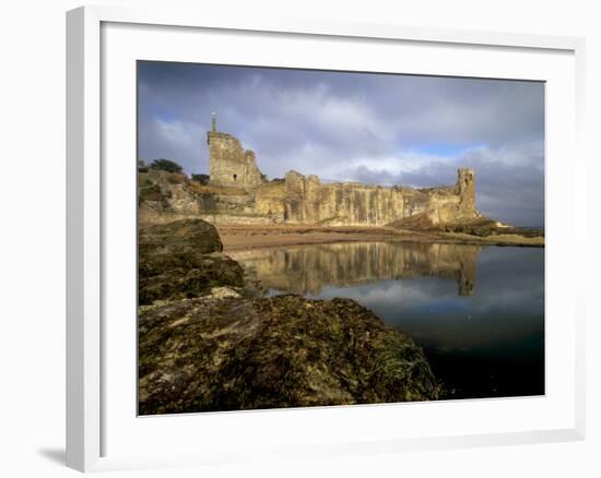 St. Andrews Castle, Palace of the Bishops of St. Andrews, St. Andrews, Fife, Scotland, UK-Patrick Dieudonne-Framed Photographic Print