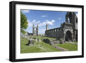 St Andrews Cathedral and St Rules Tower, Fife, Scotland, 2009-Peter Thompson-Framed Photographic Print