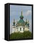 St. Andrews Church, Kiev, Ukraine, Europe-Graham Lawrence-Framed Stretched Canvas