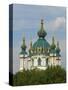 St. Andrews Church, Kiev, Ukraine, Europe-Graham Lawrence-Stretched Canvas