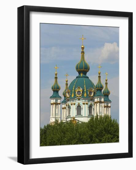 St. Andrews Church, Kiev, Ukraine, Europe-Graham Lawrence-Framed Photographic Print