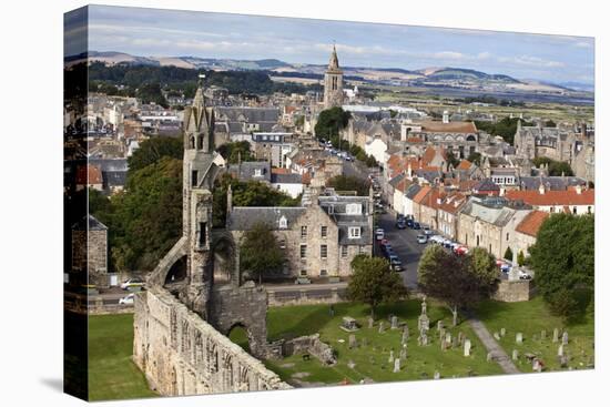 St. Andrews from St. Rules Tower at St. Andrews Cathedral-Mark Sunderland-Stretched Canvas