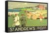 St. Andrews Golf Course-null-Framed Stretched Canvas