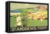 St. Andrews Golf Course-null-Framed Stretched Canvas