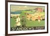 St. Andrews Golf Course-null-Framed Art Print