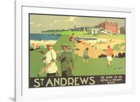 St. Andrews Golf Course-null-Framed Premium Giclee Print