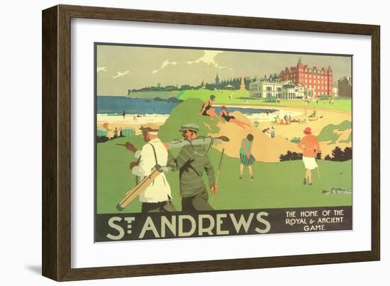 St. Andrews Golf Course-null-Framed Art Print