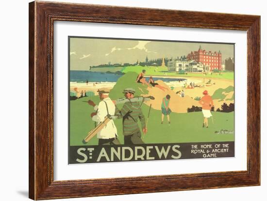 St. Andrews Golf Course-null-Framed Art Print