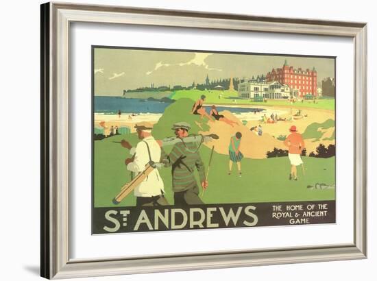 St. Andrews Golf Course-null-Framed Art Print