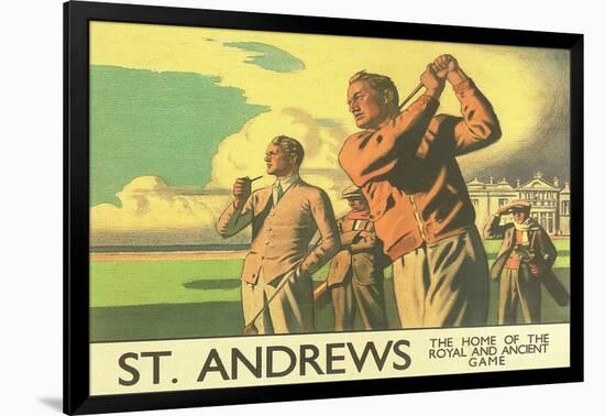St. Andrews Golf Course-null-Framed Art Print
