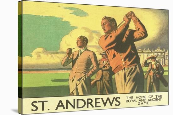 St. Andrews Golf Course-null-Stretched Canvas