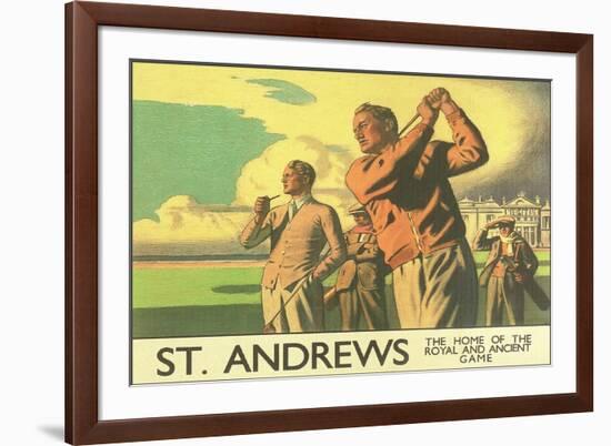 St. Andrews Golf Course-null-Framed Art Print