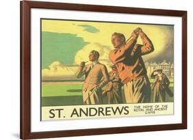 St. Andrews Golf Course-null-Framed Art Print