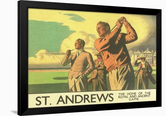 St. Andrews Golf Course-null-Framed Art Print