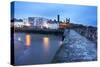 St. Andrews Harbour before Dawn, Fife, Scotland, United Kingdom, Europe-Mark-Stretched Canvas