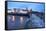 St. Andrews Harbour before Dawn, Fife, Scotland, United Kingdom, Europe-Mark-Framed Stretched Canvas