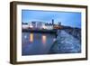 St. Andrews Harbour before Dawn, Fife, Scotland, United Kingdom, Europe-Mark-Framed Photographic Print