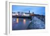 St. Andrews Harbour before Dawn, Fife, Scotland, United Kingdom, Europe-Mark-Framed Photographic Print