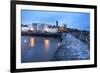 St. Andrews Harbour before Dawn, Fife, Scotland, United Kingdom, Europe-Mark-Framed Photographic Print