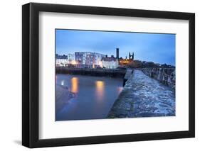 St. Andrews Harbour before Dawn, Fife, Scotland, United Kingdom, Europe-Mark-Framed Photographic Print