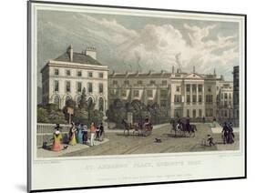 St. Andrews Place, Regents Park, 1828-Thomas Hosmer Shepherd-Mounted Giclee Print