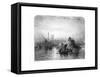 St Andrews, Scotland, 1870-S Bradshaw-Framed Stretched Canvas