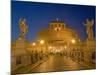 St. Angelo Castle and St. Angelo Bridge, Rome, Lazio, Italy-Marco Cristofori-Mounted Photographic Print