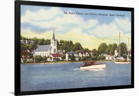 St. Ann's Church, Mackinac Island, Michigan-null-Framed Art Print
