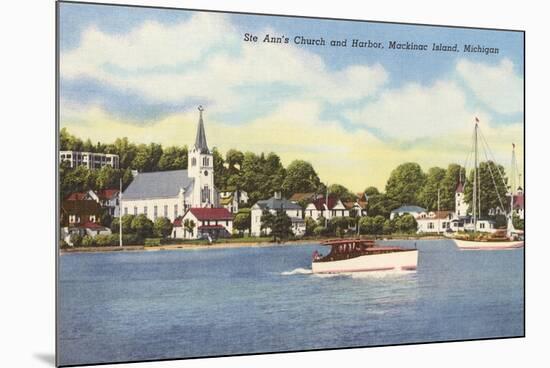 St. Ann's Church, Mackinac Island, Michigan-null-Mounted Art Print