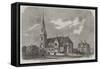 St Ann's Church, Parsonage, and Schools, Hanger-Lane, Stamford-Hill-null-Framed Stretched Canvas