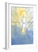 St Anne Conceived in Her Womb the Immaculate One, like a Host; the Virgin Mary, Who Would Become Th-Elizabeth Wang-Framed Giclee Print