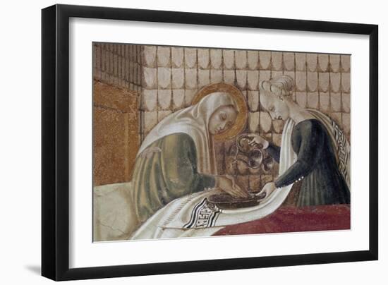 St Anne, Detail from Nativity of Virgin-Paolo Uccello-Framed Giclee Print