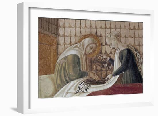St Anne, Detail from Nativity of Virgin-Paolo Uccello-Framed Giclee Print