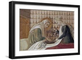 St Anne, Detail from Nativity of Virgin-Paolo Uccello-Framed Premium Giclee Print
