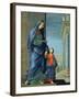 St. Anne Leading the Virgin to the Temple, c.1635-45-Jacques Stella-Framed Giclee Print