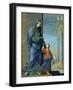 St. Anne Leading the Virgin to the Temple, c.1635-45-Jacques Stella-Framed Giclee Print