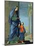 St. Anne Leading the Virgin to the Temple, c.1635-45-Jacques Stella-Mounted Giclee Print