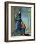 St. Anne Leading the Virgin to the Temple, c.1635-45-Jacques Stella-Framed Giclee Print