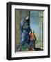 St. Anne Leading the Virgin to the Temple, c.1635-45-Jacques Stella-Framed Giclee Print