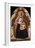 St. Anne, Madonna & Child.-Masaccio-Framed Giclee Print