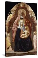 St. Anne, Madonna & Child.-Masaccio-Stretched Canvas