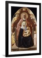 St. Anne, Madonna & Child.-Masaccio-Framed Giclee Print